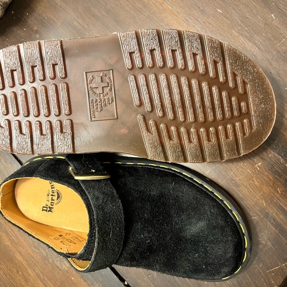 Dr. Martens Isham Desert Oasis Suede Mule black - Picture 3 of 4